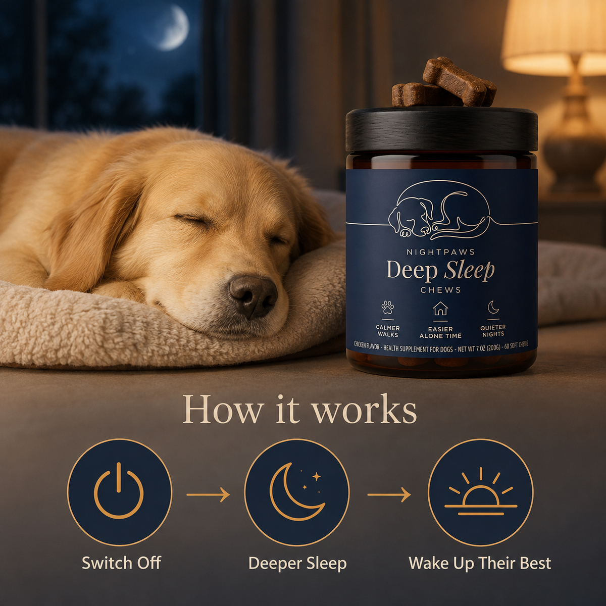 NightPaws Deep Sleep Chews